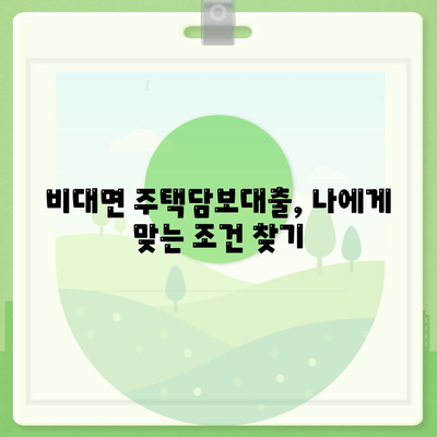 주택담보대출 비대면