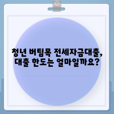 청년 버팀목 전세자금대출,대상자와 금리