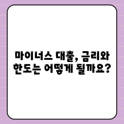 마이너스 대출