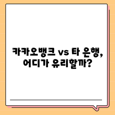 카카오뱅크 주택담보대출: 한도 추가 비교 후기