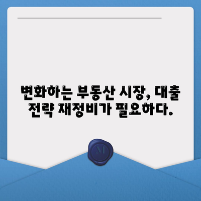 부동산 대출,시장 흐림과 향후 전망