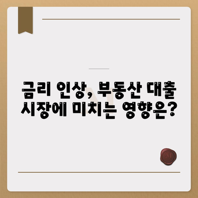 부동산 대출,시장 흐림과 향후 전망