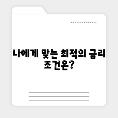 청년 버팀목 전세 자금 대출 조건 및 금리 비교