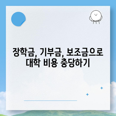 학자금 대출 대안 알아보기 대학 비용을 충당하는 다른 방법