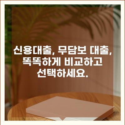 무담보 대출, 신용등급별 최저금리 비교 가이드 | 무담보대출, 신용대출, 저금리 대출, 대출 비교