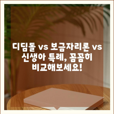 내게 맞는 주택 담보 대출 알아보기,디딤돌 vs 보금자리론 vs 신생아 특례 대출