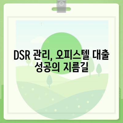 오피스텔 담보대출 한도 최대화 전략| DSR, RTI 초과 시 대처법 완벽 가이드 | 상업용, 주거용, 대출 한도, DSR 관리, RTI 해결