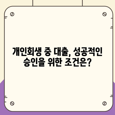 개인회생 중에도 가능한 대출! 한도와 조건, 성공적인 대출 전략까지 | 개인회생, 대출, 금융 정보, 성공 전략