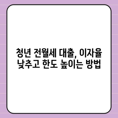 청년 전월세 보증금 대출 이자율과 한도 완벽 정리 | 최신 정보, 신청 자격, 대출 상품 비교