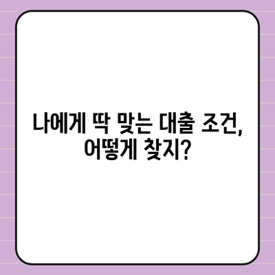 나에게 맞는 주택담보대출 찾기| 은행별 금리 & 조건 비교 가이드 | 주택담보대출, 금리 비교, 대출 조건, 은행 추천