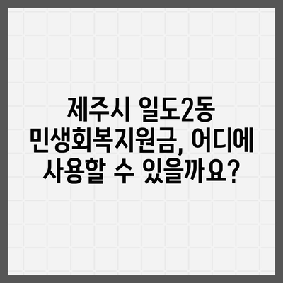 제주도 제주시 일도2동 민생회복지원금 | 신청 | 신청방법 | 대상 | 지급일 | 사용처 | 전국민 | 이재명 | 2024