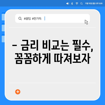 취업 1년 차 직장인, 신용대출 똑똑하게 받는 방법 | 신용대출, 금리 비교, 한도 계산, 주의 사항