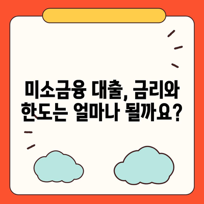 미소금융 운영자금 대출| 금리, 한도, 서류, 사업자 조건 완벽 가이드 | 소상공인, 자영업자, 사업자 대출