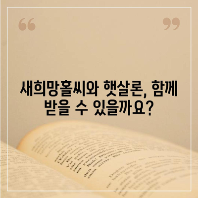 새희망홀씨와 햇살론, 동시에 받을 수 있을까요? | 정부 지원 서민금융 대출 중복 사용 가능성 확인