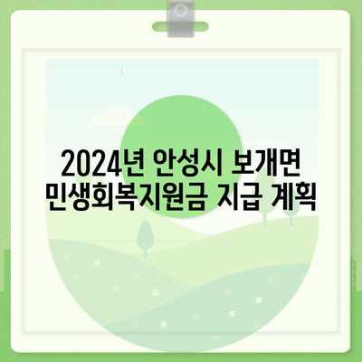 경기도 안성시 보개면 민생회복지원금 | 신청 | 신청방법 | 대상 | 지급일 | 사용처 | 전국민 | 이재명 | 2024