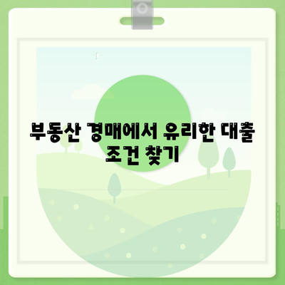 부동산 경매 대출의 비결| 성공적인 대출을 위한 7가지 팁 | 부동산, 경매, 대출, 투자 전략