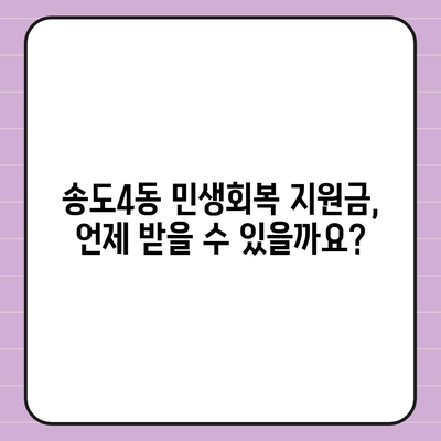 인천시 연수구 송도4동 민생회복지원금 | 신청 | 신청방법 | 대상 | 지급일 | 사용처 | 전국민 | 이재명 | 2024