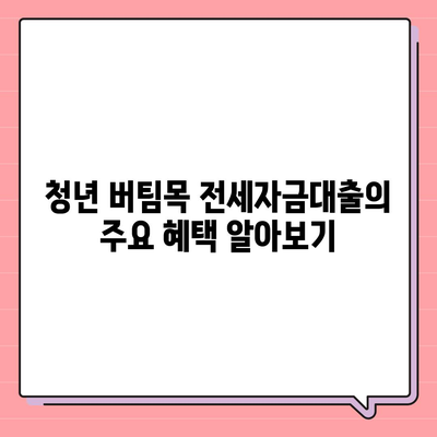 청년 버팀목 전세자금대출, 대상 및 조건 완벽 가이드! | 전세자금대출, 금리, 청년 지원 정책