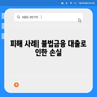 불법금융 대출로 인한 피해 부당이득 반환 사례와 해결책 | 금융사기, 피해구제, 법적 대응"