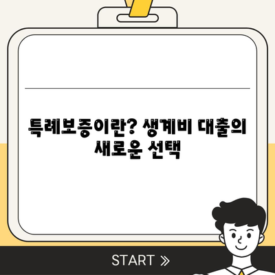 소액 생계비 대출 저신용자 대환 햇살론 및 특례보증 완벽 가이드 | 대출, 저신용자, 생계비 대출, 금융 지원