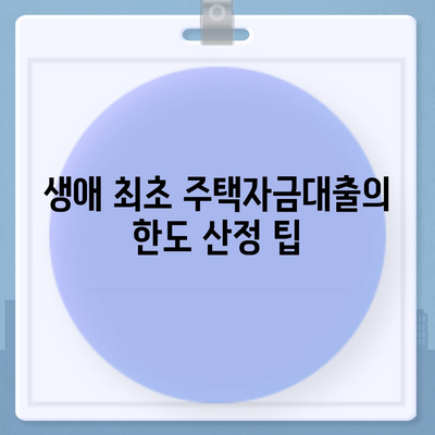 블랙 프라이데이 생애 최초 주택자금대출 한도 및 금리 계산하기| 완벽 가이드와 팁 | 주택 구매, 금융, 대출 정보"