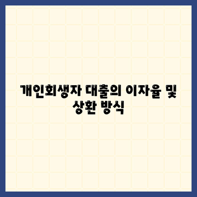 개인회생자대출의 한도 및 조건 제대로 파악하기! | 대출 조건, 한도, 개인회생