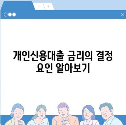 개인신용대출 금리 및 한도 비교 완벽 가이드 | 금융정보, 대출조건, 신용대출 상담