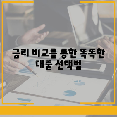 부동산 담보대출 금리 비교| 똑똑한 한도 확보 방법!" | 부동산, 담보대출, 금리, 금융 팁