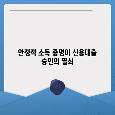 직장인 신용대출 거절 당하지 않는 5가지 필수 팁 | 신용대출, 직장인, 대출 승인