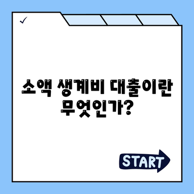 서민금융 진흥원 소액 생계비 대출 완벽 가이드 | 대출 조건, 신청 방법, 혜택 총정리