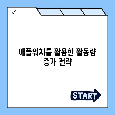 운동 목표 설정과 애플워치로 건강한 몸매 유지하기| 실용적인 팁과 가이드 | 헬스, 피트니스, 웰빙