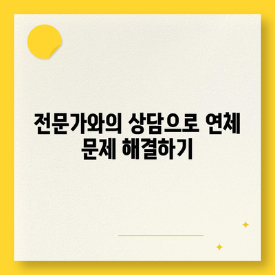 대출 연체 과정에서 전문가 상담의 도움을 받는 방법 | 대출, 연체, 금융 상담, 해결책