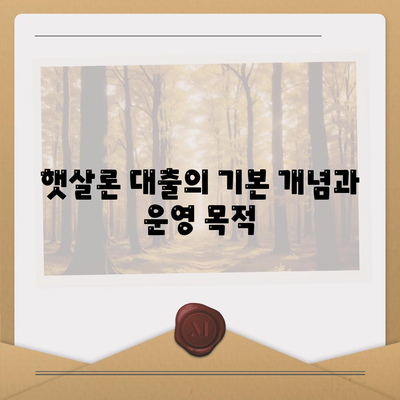 서민 대출 햇살론 대출 자격과 조건 완벽 가이드 | 대출 자격, 조건, 서민 대출 정보