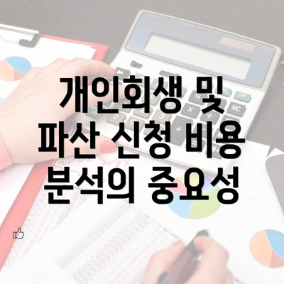 개인회생 및 파산 신청 비용 분석의 중요성