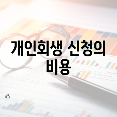 개인회생 신청의 비용