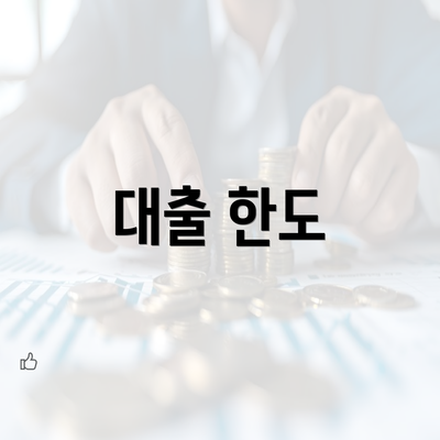 대출 한도