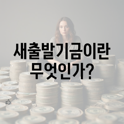 새출발기금이란 무엇인가?