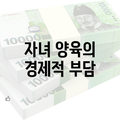 자녀 양육의 경제적 부담