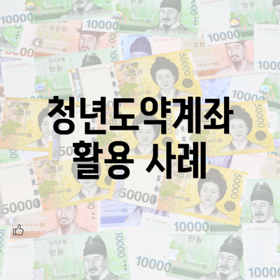 청년도약계좌 활용 사례