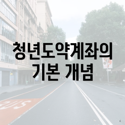 청년도약계좌의 기본 개념