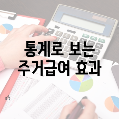 통계로 보는 주거급여 효과