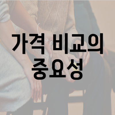 가격 비교의 중요성