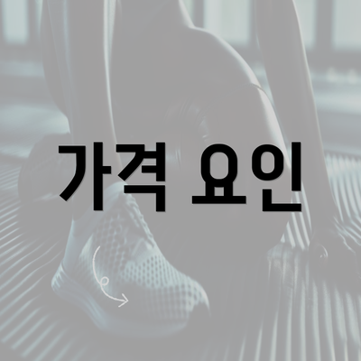 가격 요인