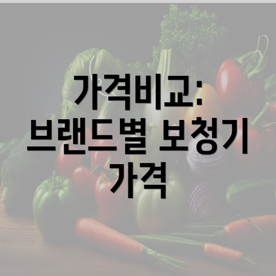 가격비교: 브랜드별 보청기 가격