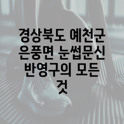 경상북도 예천군 은풍면 눈썹문신 반영구의 모든 것