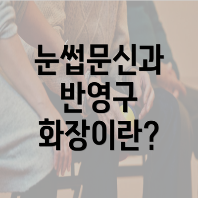 눈썹문신과 반영구 화장이란?