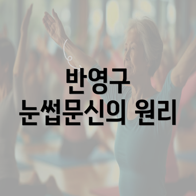 반영구 눈썹문신의 원리