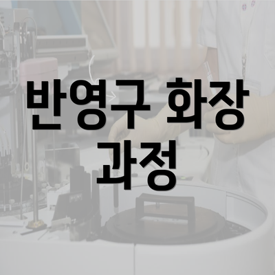 반영구 화장 과정