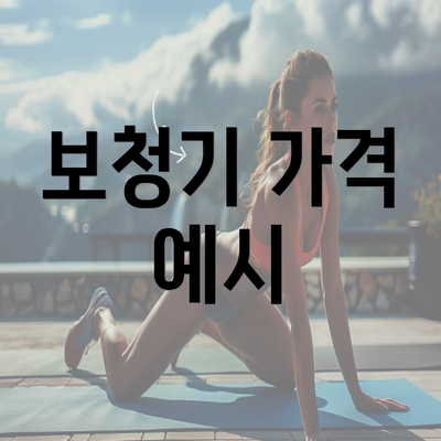 보청기 가격 예시