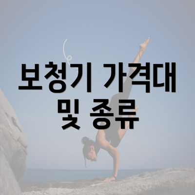 보청기 가격대 및 종류